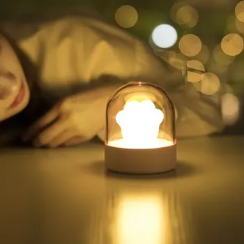 LED Night Light USB Charge Ambient Light Cartoon Cute Cat Claw Shape Night Lamp Bedside Lamp Children Christmas Gift
LED Night Light USB Charge Ambient Light Cartoon Cute Cat Claw Shape Night Lamp Bedside Lamp Children Christmas Gift