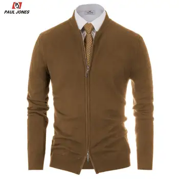PAUL JONES Men Two Way Zipper Knitted Jacket Coat Long Sleeve Stand Collar Sweater Cardigan Solid Soft Knit Sweater Coat Outwear
PAUL JONES Men Two Way Zipper Knitted Jacket Coat Long Sleeve Stand Collar Sweater Cardigan Solid Soft Knit Sweater Coat Outwear