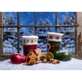 Christmas Boots Window Snow Bokeh Photographic Backdrops Computer Printed Photo Studio Photobooth Background for Child Baby Pet
Christmas Boots Window Snow Bokeh Photographic Backdrops Computer Printed Photo Studio Photobooth Background for Child Baby Pet