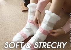 Winter Warm Socks Extra-Warm Thermal Fleece Indoor Socks Stretchy for  Winter Thick Plush Home Anti Slip Sock Christmas Gift: Buy Online at Best  Prices in Pakistan | Daraz.pk