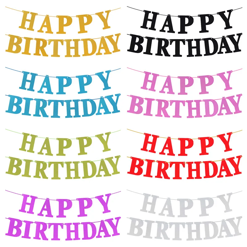 1set HAPPY BIRTHDAY Banner Gold Letter Paper Bunting Garland For Kids Boy Girl 1st Birthday Party Hanging Decoration Baby Shower
1set HAPPY BIRTHDAY Banner Gold Letter Paper Bunting Garland For Kids Boy Girl 1st Birthday Party Hanging Decoration Baby Shower
