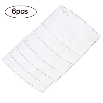 6PCS PM2.5 Activated Carbon Filter Face Mask Filters For Protective Mask Filter Dust Air Purifying Face маски X#2
6PCS PM2.5 Activated Carbon Filter Face Mask Filters For Protective Mask Filter Dust Air Purifying Face маски X#2