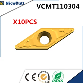 10pcs tungsten carbide lathe turning insert VCMT110304 for steel lathe tool holders
10pcs tungsten carbide lathe turning insert VCMT110304 for steel lathe tool holders