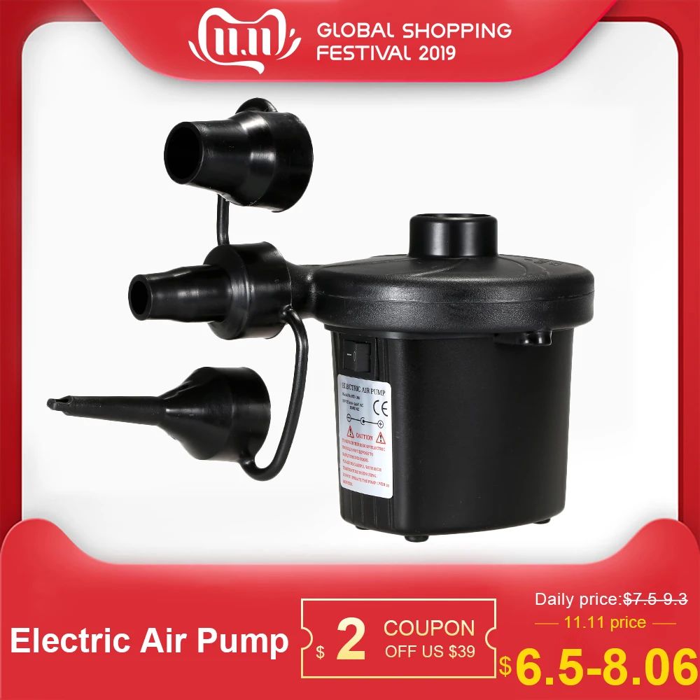 Car Home Use Inflatable Pump Electric Air Mattress Camping Pump Portable Quick Filling Pump EU/UK/US cigarette lighter Plug
Car Home Use Inflatable Pump Electric Air Mattress Camping Pump Portable Quick Filling Pump EU/UK/US cigarette lighter Plug