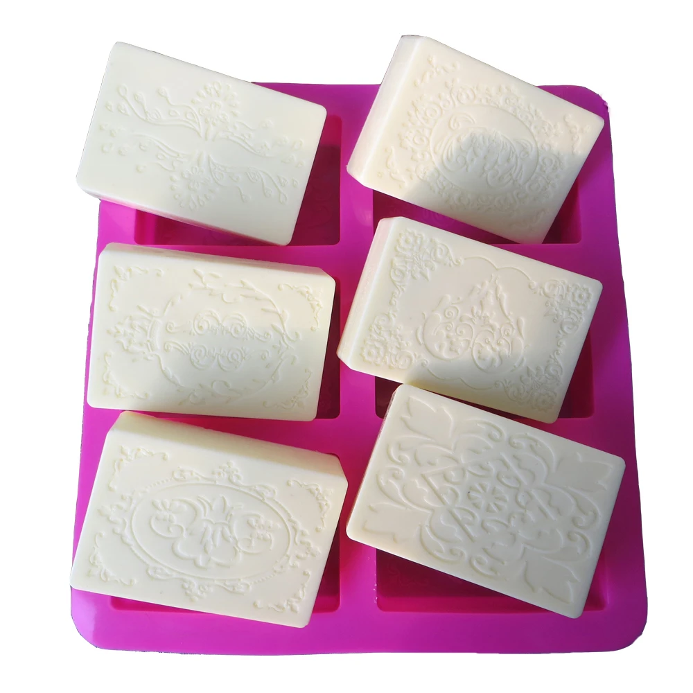 Silicone soap mold 6 cavities ripple emboss pattern DIY tools for Soap Making Wedding cake decoration Craft Gift Lace Soap Mold
Silicone soap mold 6 cavities ripple emboss pattern DIY tools for Soap Making Wedding cake decoration Craft Gift Lace Soap Mold