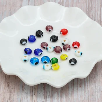 MEIBEADS Glass Colorful Evil Spacer Eye Beads Fashion Oblate Jewelry Accessories Fit Bracelet DIY Jewelry Making Findings BE62
MEIBEADS Glass Colorful Evil Spacer Eye Beads Fashion Oblate Jewelry Accessories Fit Bracelet DIY Jewelry Making Findings BE62