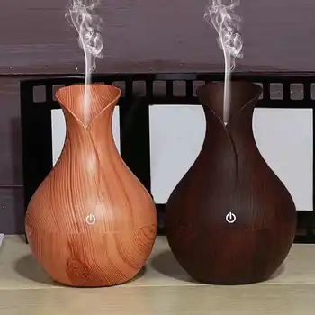 Essential Humidifier Aroma Oil Diffuser Wood Grain Ultrasonic Wood Air Humidifier Usb Cool Mini Mist Maker Led Lights For Home
Essential Humidifier Aroma Oil Diffuser Wood Grain Ultrasonic Wood Air Humidifier Usb Cool Mini Mist Maker Led Lights For Home