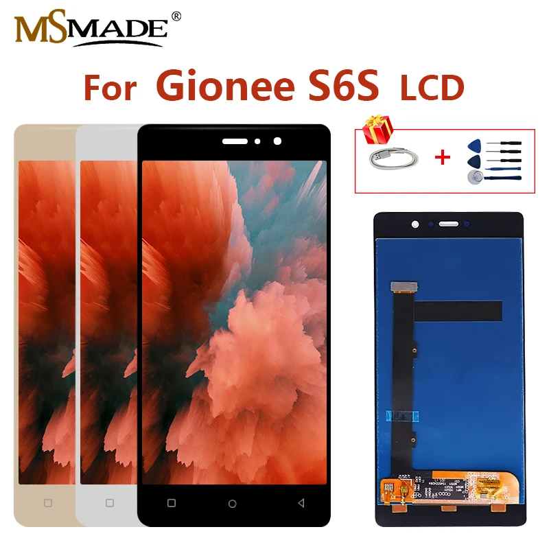 HD For Gionee S6s LCD Display Touch Screen Digitizer Assembly Replacement Parts For Gionee S6s Display 100% Tested Free Shipping
HD For Gionee S6s LCD Display Touch Screen Digitizer Assembly Replacement Parts For Gionee S6s Display 100% Tested Free Shipping