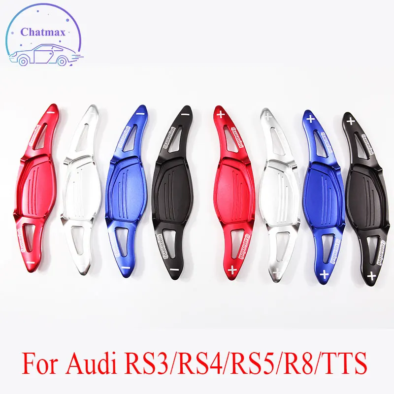 DSG For Audi RS3/RS4/RS5/R8/TTS 2016-2021 Aluminum Alloy Steering Wheel Shift Paddle Shifters Extension Interior
DSG For Audi RS3/RS4/RS5/R8/TTS 2016-2021 Aluminum Alloy Steering Wheel Shift Paddle Shifters Extension Interior