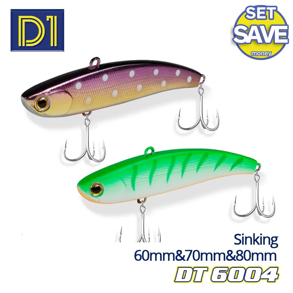 D1 VIB For Pike Bass Trout Carp Fishing 80mm 70mm 60mm Wobbler Artificial Sinking Lure 3pcs DT6004 Fishings Accessories Baits
D1 VIB For Pike Bass Trout Carp Fishing 80mm 70mm 60mm Wobbler Artificial Sinking Lure 3pcs DT6004 Fishings Accessories Baits