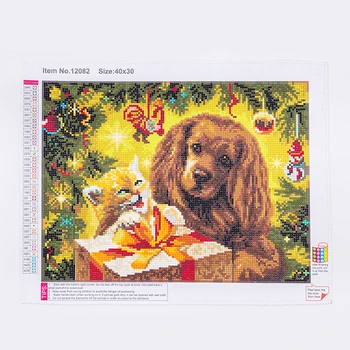 DUTEY 5D Diamond Painting Full Set "Cats and dogs for christmas" Round Rhinestones Photo Embroidery Icon Home Decor Mosaic
DUTEY 5D Diamond Painting Full Set "Cats and dogs for christmas" Round Rhinestones Photo Embroidery Icon Home Decor Mosaic