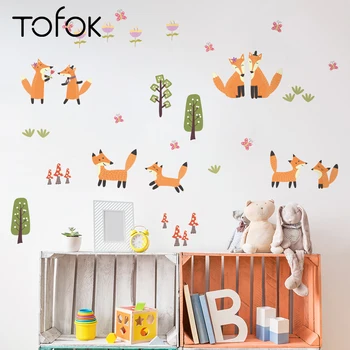 Tofok 39pcs/set Ins Trees Fox DIY Home Wall Sticker Creative Kids Room Bedroom Decoration Decal Fridge Cabinet Window Sticker
Tofok 39pcs/set Ins Trees Fox DIY Home Wall Sticker Creative Kids Room Bedroom Decoration Decal Fridge Cabinet Window Sticker