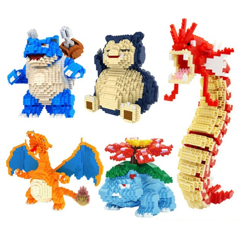 Pokemon DIY Mini Building Blocks Toys Bricks Charizard Japanese Anime Diamond Doll Pocket Monster Children Birthday Gifts Toys
Pokemon DIY Mini Building Blocks Toys Bricks Charizard Japanese Anime Diamond Doll Pocket Monster Children Birthday Gifts Toys