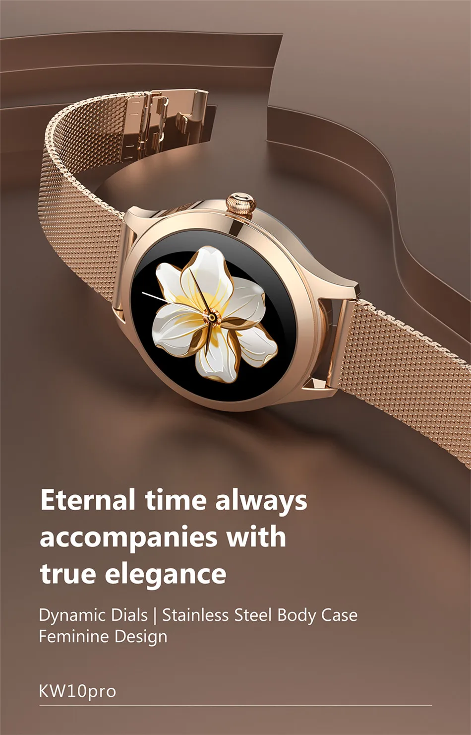 LIGE Women luxury Smartwatch