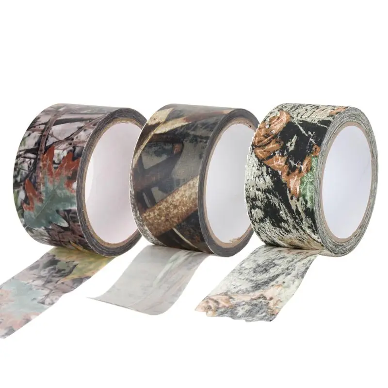 

10m Waterproof Dead Leaves Camo Cloth tape Gun Hunting Outdoor Camping Camouflage Stealth Tape Wrap for Hunting Gun Accessories