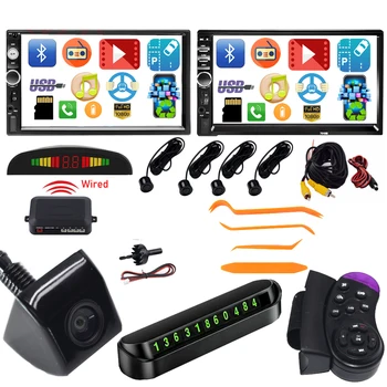 2 din Car Radio 7" HD Autoradio Multimedia Player 2DIN Touch Screen Auto audio Car Stereo MP5 Bluetooth USB TF FM Radar Camera
2 din Car Radio 7" HD Autoradio Multimedia Player 2DIN Touch Screen Auto audio Car Stereo MP5 Bluetooth USB TF FM Radar Camera