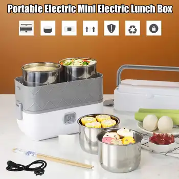 Portable Electric Lunch Box Thermal Heating Food Steamer Cooking Container Portable Office Mini Rice Cooker
Portable Electric Lunch Box Thermal Heating Food Steamer Cooking Container Portable Office Mini Rice Cooker