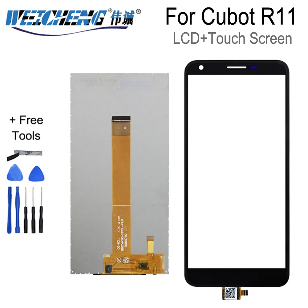 ЖК-дисплей 5,5 дюйма с сенсорным экраном, дигитайзер для Cubot R11 мобильный телефон, с инструментами и клеем
ЖК-дисплей 5,5 дюйма с сенсорным экраном, дигитайзер для Cubot R11 мобильный телефон, с инструментами и клеем