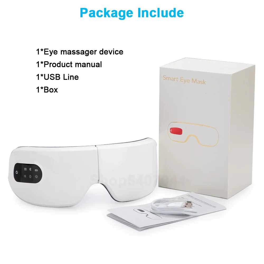 3D Bluetooth Smart Airbag Vibration Electric Eye Massager Eye Care Heating Music Relieves Fatigue Dark Circles Instrument 3D Bluetooth Smart Airbag Vibration Electric Eye Massager Eye Care Heating Music Relieves Fatigue Dark Circles Instrument