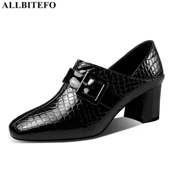 ALLBITEFO thick heels genuine leather brand high heels office ladies shoes party women heels womne high heel shoes girls shoes
ALLBITEFO thick heels genuine leather brand high heels office ladies shoes party women heels womne high heel shoes girls shoes