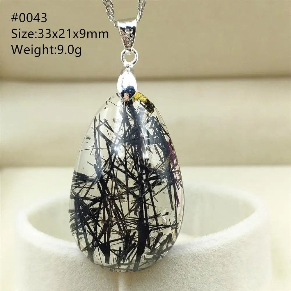 Genuine Natural Black Rutilated Quartz Pendant Clear Bead Water Drop Rectangle Clear Beads Crystal Wealthy Stone AAAAAA
Genuine Natural Black Rutilated Quartz Pendant Clear Bead Water Drop Rectangle Clear Beads Crystal Wealthy Stone AAAAAA