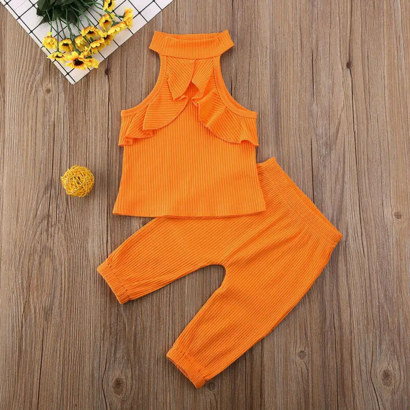 Emmababy Toddler Kids Baby Girl Clothes Sleeveless Solid Color Lace Patchwork Tops+Long Pants Outfits 2pcs Set
Emmababy Toddler Kids Baby Girl Clothes Sleeveless Solid Color Lace Patchwork Tops+Long Pants Outfits 2pcs Set