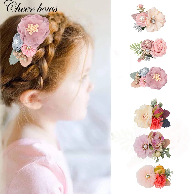 3pcs 3" Baby Artificial Flowers Hair Accessories for Girls Children Pearl Floral Hair Clips Barrettes Sweet Wedding Hairgrips
3pcs 3" Baby Artificial Flowers Hair Accessories for Girls Children Pearl Floral Hair Clips Barrettes Sweet Wedding Hairgrips