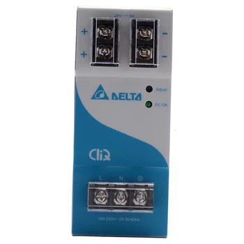 Delta rail power supply DRP024V120W1AA, 24V 5A switching power supply EOE12010002 120W24V 
Delta rail power supply DRP024V120W1AA, 24V 5A switching power supply EOE12010002 120W24V
