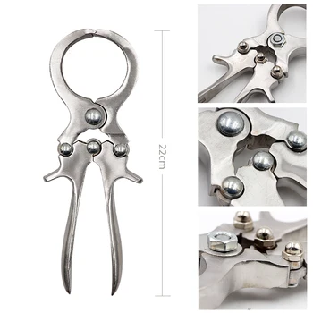 1 pcs Pig Sheep castration Clamp Livestock Tools Stainless Steel Without Blood for sheep pig Castration Tool Castration Forceps 
1 pcs Pig Sheep castration Clamp Livestock Tools Stainless Steel Without Blood for sheep pig Castration Tool Castration Forceps