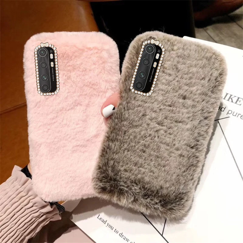 XiaoMi Mi Note 10 Lite Case winter Keep warm Rabbit fur Phone Case For Mi Note 10 Lite soft Silicone shockproof Back Cover
XiaoMi Mi Note 10 Lite Case winter Keep warm Rabbit fur Phone Case For Mi Note 10 Lite soft Silicone shockproof Back Cover
