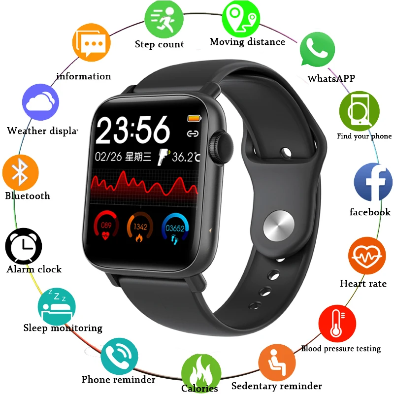 Bluetooth Smart Watch Heart Rate Monitor Watch Touch Screen Smartwatch 1.54 inch Fitness Tracker Smart Wristband For Android IOS
Bluetooth Smart Watch Heart Rate Monitor Watch Touch Screen Smartwatch 1.54 inch Fitness Tracker Smart Wristband For Android IOS