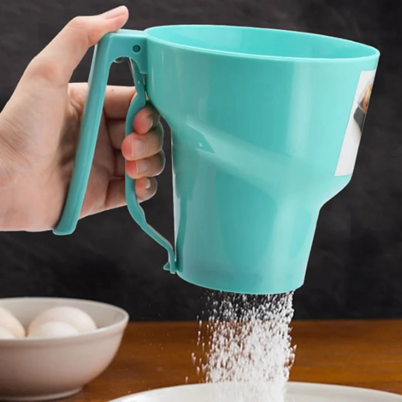 1PC Funnel Shaped Flour Sifter Fine Mesh Powder Flour Sieve Icing Sugar Manual Sieve Cup Home Kitchen Baking Pastry Tools
1PC Funnel Shaped Flour Sifter Fine Mesh Powder Flour Sieve Icing Sugar Manual Sieve Cup Home Kitchen Baking Pastry Tools
