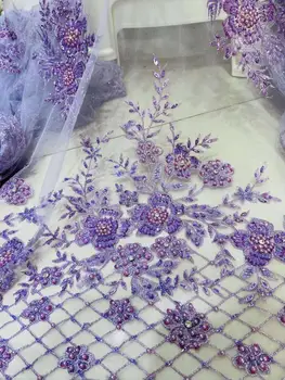 High quality handmade beaded flower evening dress design lace fabric 2020 new embroidery French mesh lace African sequin lace
High quality handmade beaded flower evening dress design lace fabric 2020 new embroidery French mesh lace African sequin lace