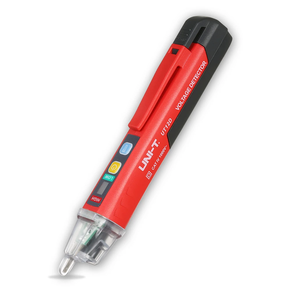 UNI-T Portable Non-contact AC Voltage Tester Pen Shaped V~Alert Detector with Sound and Light Alarm LED Flashlight | Инструменты