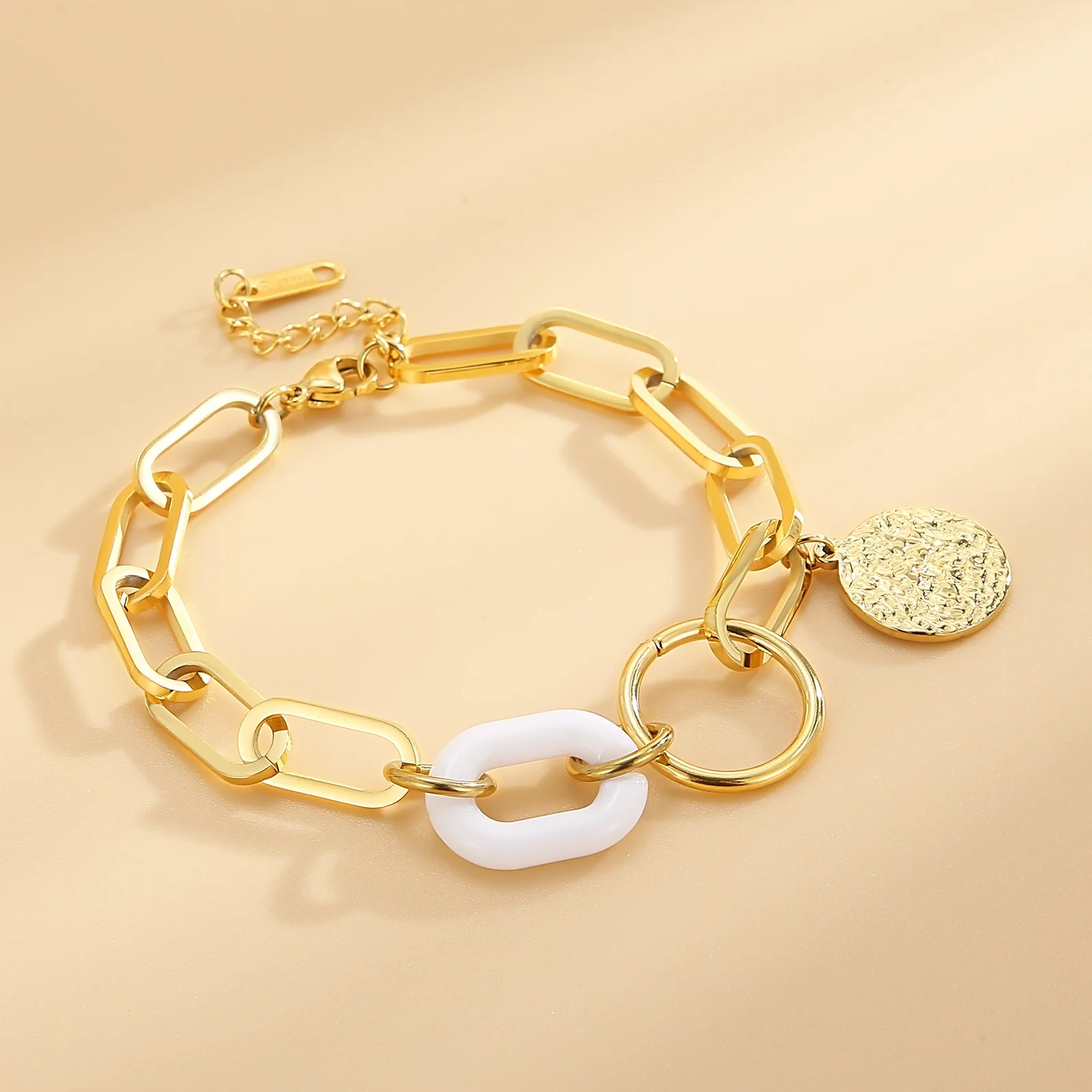 Stainless Steel Square Chain Bracelet For Women Fashion Simple Gold Color Cuff Jewelry Gift
Stainless Steel Square Chain Bracelet For Women Fashion Simple Gold Color Cuff Jewelry Gift