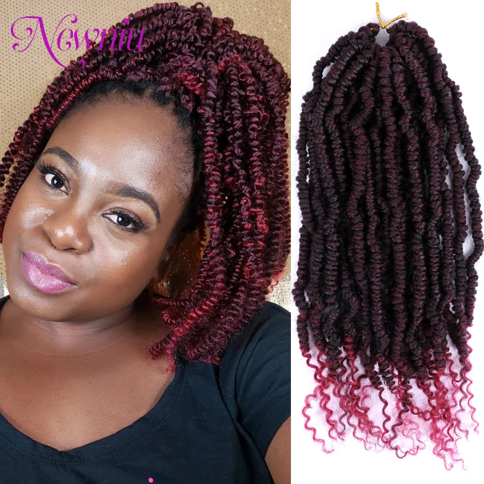 

Bomb Twist Crochet Braids Pre-looped Passion Twist Crochet Hair Ombre Spring Twist Hair Braiding Hair Extensions For Black Women