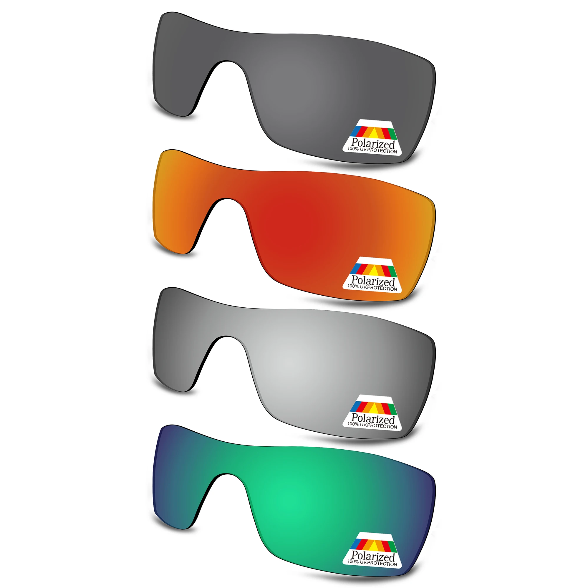 Bwake 4 Pairs Black & Silver & Green & Fire Red Polarized Replacement Lenses for-Oakley Turbine Rotor OO9307 Sunglasses Frame
Bwake 4 Pairs Black & Silver & Green & Fire Red Polarized Replacement Lenses for-Oakley Turbine Rotor OO9307 Sunglasses Frame