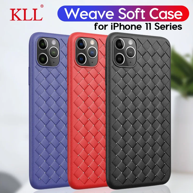 Fashion Silicone Case Grid Weaving Cases for iPhone 11 Pro Max Braided Phone Case for iPhone 6 6s 7 8 Plus X XS Max Soft Cover
Fashion Silicone Case Grid Weaving Cases for iPhone 11 Pro Max Braided Phone Case for iPhone 6 6s 7 8 Plus X XS Max Soft Cover