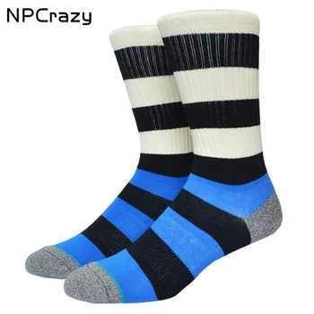 Towel Bottom Casual Sports Socks Comfortable Boneless Seam Men's Crew Meias Black Thick Stripes Skateboard Hip hop Socks Y261
Towel Bottom Casual Sports Socks Comfortable Boneless Seam Men's Crew Meias Black Thick Stripes Skateboard Hip hop Socks Y261