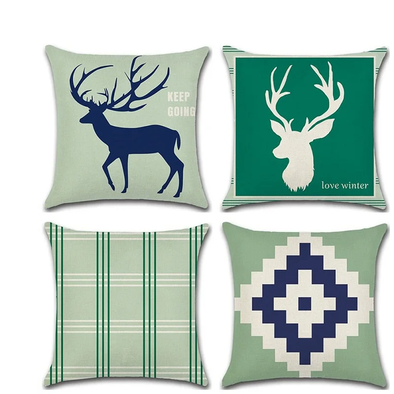 Nordic Throw Pillow Cushion Covers Elk Geometry kussenhoes Pillowcase housse de coussin Christmas Decorative Sofa Fundas Cojines
Nordic Throw Pillow Cushion Covers Elk Geometry kussenhoes Pillowcase housse de coussin Christmas Decorative Sofa Fundas Cojines