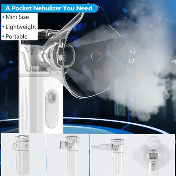 Portable Handheld Nebulizer Atomizer Inhaler Home Use Ultrasonic Mesh Nebulizer Machine for Children Adults Handheld Nebulizer
Portable Handheld Nebulizer Atomizer Inhaler Home Use Ultrasonic Mesh Nebulizer Machine for Children Adults Handheld Nebulizer