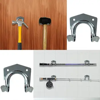 Wall Hook For Metal Tool Storage Double Hanger Holder Tools Houseware For Gardening Items Garden Wholesale Hanging Hooks Ga I3W3 
Wall Hook For Metal Tool Storage Double Hanger Holder Tools Houseware For Gardening Items Garden Wholesale Hanging Hooks Ga I3W3