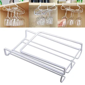 Wine Glass Rack Metal Holder Under Cabinet Stemware Hanger Shelf Bar Kitchen Metal Goblet Display Stand Bar Cup Hanging Holder
Wine Glass Rack Metal Holder Under Cabinet Stemware Hanger Shelf Bar Kitchen Metal Goblet Display Stand Bar Cup Hanging Holder