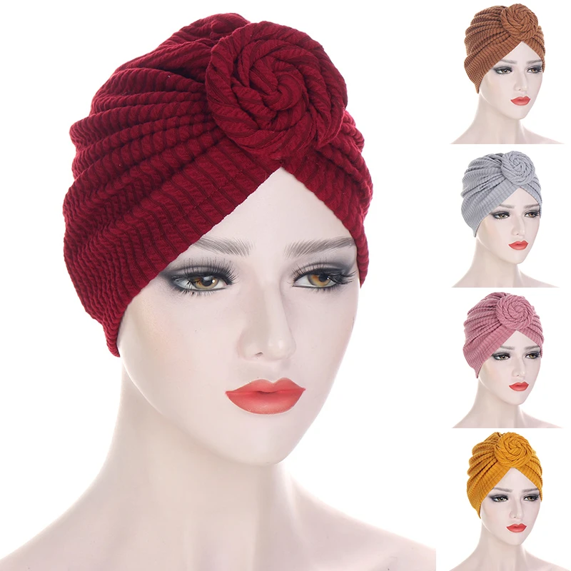 Ladies Flower Turban Bonnet Soild Color Cotton Top Knot Inner Hijab Caps African Twist Headwear Women Head Wraps India Scarf Hat
Ladies Flower Turban Bonnet Soild Color Cotton Top Knot Inner Hijab Caps African Twist Headwear Women Head Wraps India Scarf Hat