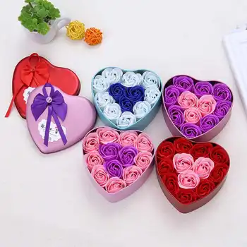 11Pcs/Box Artificial Flowers Rose Soap Flower Heart Shape Diy Wedding Decoration For Souvenir Valentines Day Gifts Flore
11Pcs/Box Artificial Flowers Rose Soap Flower Heart Shape Diy Wedding Decoration For Souvenir Valentines Day Gifts Flore