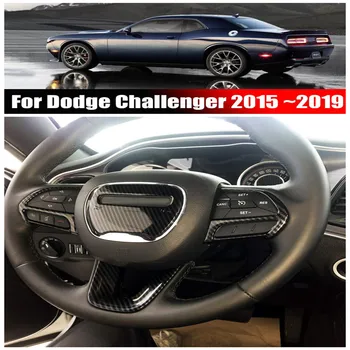 For Dodge Challenger 2015-2019 Car Accessories Interior Carbon Fiber Color Steering Wheel Decorative Cover Trim 4pcs
For Dodge Challenger 2015-2019 Car Accessories Interior Carbon Fiber Color Steering Wheel Decorative Cover Trim 4pcs