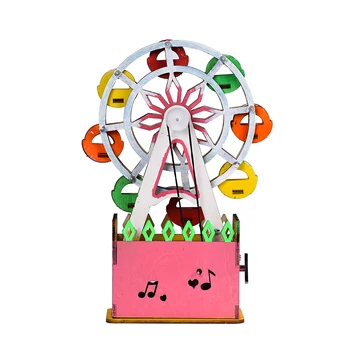 Interesting Scientific Experiment Technology Small-scale Manufacturing Handmade Material Ferris Wheel Music Model