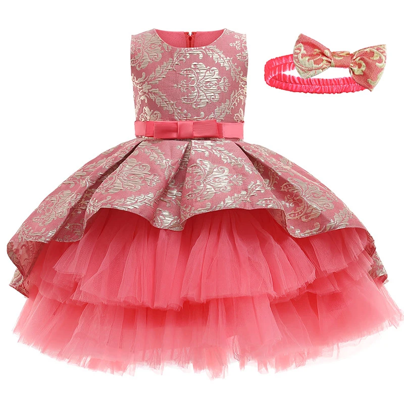 Фото Платье-пачка для девочек летнее с цветочным принтом | Детская одежда и обувь