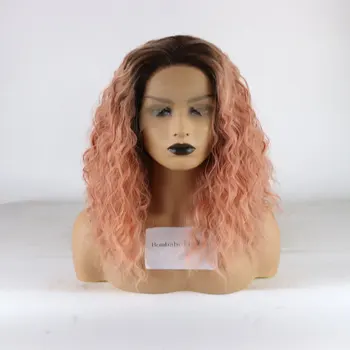 Bombshell Brown Gradient Pink 13*3Synthetic Lace Loose curly Wig Without Glue Heat Resistant Fiber Suitable For Ladies Party Wig
Bombshell Brown Gradient Pink 13*3Synthetic Lace Loose curly Wig Without Glue Heat Resistant Fiber Suitable For Ladies Party Wig