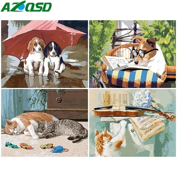 AZQSD Paint By Number Kits DIY Animal Coloring By Numbers Cat Drawing On Canvas Picture For Living Room Home Decoration
AZQSD Paint By Number Kits DIY Animal Coloring By Numbers Cat Drawing On Canvas Picture For Living Room Home Decoration
